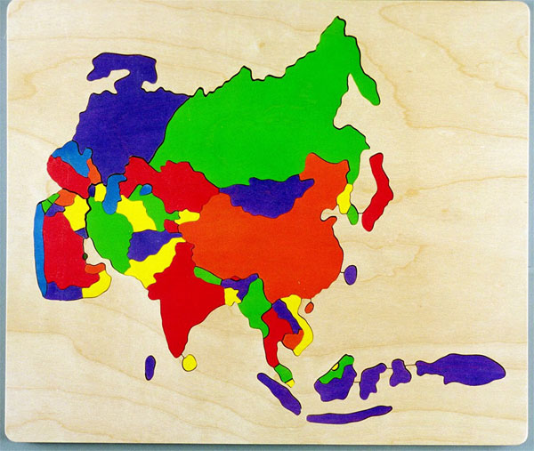 map of asia with capitals. Map of Asia with Capitals