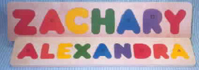 Personalized Name Puzzles